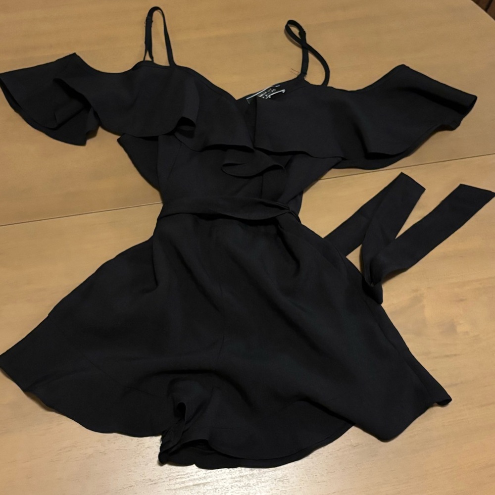 Elegant Black Women's Romper